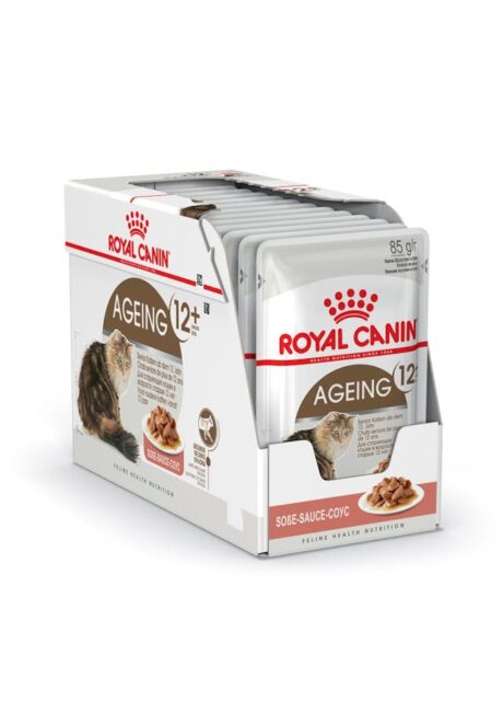 Royal Canin Ageing 12+ En Sauce 85G Boite De 12 Pochons