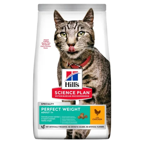 Hill’s Science Plan Croquettes Pour Chat Adulte Perfect Weight Au Poulet (2.5kg)
